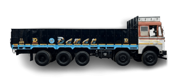 Daman Group 16-Wheeler Truck - Iron TMT Transport Chhattisgarh